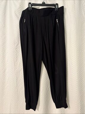 torrid Black Zip-Pocket Jogger Pants